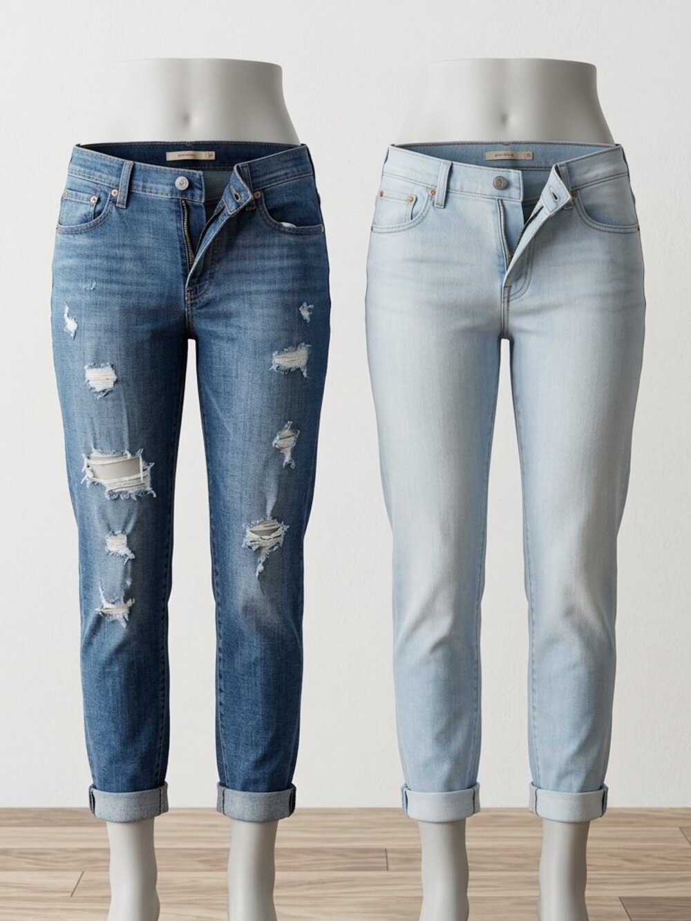 Levis "Boyfriend" Womens Jeans- 2 pairs!!!!!